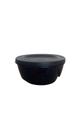 Tupperware Tigela Design Policarbonato 450ml - Preto Ônix Elegante e Funcional