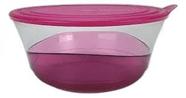 Tupperware Tigela Elegância Policarbonato 2,3 Litros - Transparente/Rabanete Rosa
