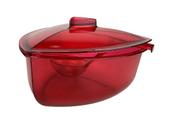 Tupperware Tigela Lótus com Concha 2,2 litros Vermelho Policarbonato