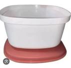Tupperware tigela travessa quadrada actualité 2,5 litros original microondas