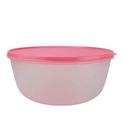 Tupperware Tigela Visual 4 Litros - Transparente com Tampa Rosa