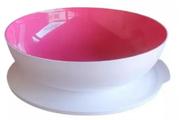 Tupperware Tijela Allegra 740 Ml Branca e Rosa