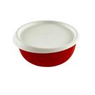 Tupperware Toque Mágico 550ml - Vermelha com Tampa Branca