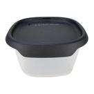 Tupperware Toque + Touch Fresh Quadrado 370ml - Tampa preta