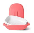 Tupperware Travessa com Escorredor Actualité 1,5 litro Coral