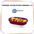 Tupperware Travessa Oval Actualité - 2 l Tupperware Travessa Oval Actualité - 2 l