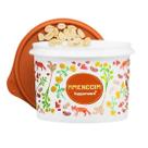 Tupperware Tupper Caixa 1,1L - Amendoim Floral Elegante e Funcional