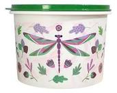 Tupperware Tupper Caixa 1,7L - Libélulas com Tampa Verde
