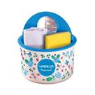 Tupperware tupper clean porta detergente e utensílios floral