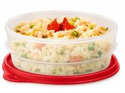 Tupperware Tupper Pote Dinâmico Translúcido com Tampa Vermelha - 400ml Tupperware Tupper Pote Dinâmico Translúcido com Tampa Vermelha - 400ml