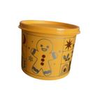 Tupperware Tupper Redondinha 500ml - Amarelo/Natal Mágico - Lanche Divertido Tupperware Tupper Redondinha 500ml - Amarelo/Natal Mágico - Lanche Divertido