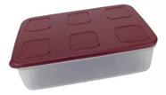 Tupperware Tupperfresh Retangular 2,5 Litros Marsala