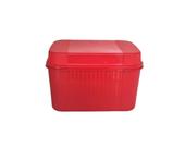Tupperware Visual Box com Bandeja 4,5 Litros Vermelha
