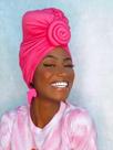 Turbante 2 em 1 flor