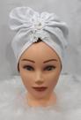 Turbante Branco Infantil