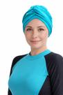 Turbante impermeável para natação com faixa para a cabeça, feminino, resistente à água