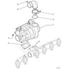 Turbo Compressor Turbina Compatível Com 821E HX35