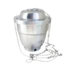 Turibulo De Aço Inox Médio 14x12cm Defumador Premium