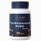 Turkesterone Puro 500mg Extrato Seco 60 Cápsulas para Pré Treino e Pós Treino