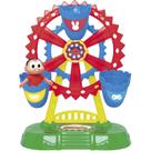 Turma Da Monica Boneca Em Vinil Macio Com Mini Roda Gigante e Carrinho de Pipoca Infantil - Samba Toys