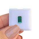 Turmalina Azul Esverdeada Baguete Retangular 1,37ct