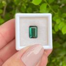 Turmalina Azul Esverdeada Baguete Retangular 2,31ct