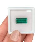 Turmalina Azul Esverdeada Baguete Retangular 9,66ct
