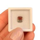 Turmalina Bicolor Baguete Retangular 1,50ct