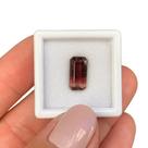 Turmalina Bicolor Baguete Retangular 2,55ct