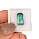 Turmalina Bicolor Retangular 4,44ct