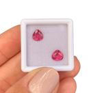 Turmalina Rosa Coração Par 1,50ct Turmalina Rosa Coração Par 1,50ct
