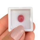 Turmalina Rosa Olho-de-Gato Oval Cabochão 2,56ct Turmalina Rosa Olho-de-Gato Oval Cabochão 2,56ct