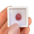 Turmalina Rosa Olho-de-Gato Oval Cabochão 3,51ct Turmalina Rosa Olho-de-Gato Oval Cabochão 3,51ct