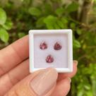 Turmalina Roxa Gota SET 1,73ct