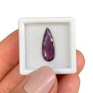 Turmalina Roxa Lágrima Gota 2,29ct