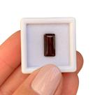 Turmalina Rubelita Baguete Retangular 2,99ct