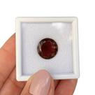 Turmalina Rubelita Brilhante ø14mm 7,05ct