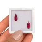 Turmalina Rubelita Gota Par 2,36ct