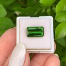 Turmalina Verde Baguete Retangular 4,59ct