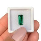 Turmalina Verde Menta Baguete Retangular 2,34ct