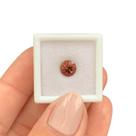 Turmalina Vermelha Brilhante ø6,75mm 1,28ct
