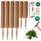 Tutores de musgo para plantas Eibikdi, 6 peças, extensíveis, 173 cm Tutores de musgo para plantas Eibikdi, 6 peças, extensíveis, 173 cm