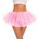 Tutu ASKHOPE para mulheres e adultos, saia de tule de 5 camadas, rosa
