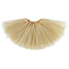 Tutu Century Star Sparkle Gold para meninas de 2 a 8 anos