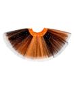 Tutu Century Star Sparkle preto e laranja para meninas de 2 a 8 anos Tutu Century Star Sparkle preto e laranja para meninas de 2 a 8 anos