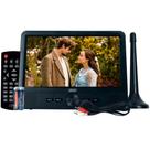 Tv Digital Integrada Portátil Monitor Lcd 9 Hd Pen Drive Sd - Knup
