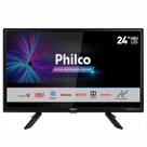 TV Philco Smart 24 Polegadas Roku LED HD 12V Nativa Para Caminhão HDMI USB WiFi 110V 220V Carreta Trailer Van Caminhoneiro Motor Home