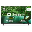Tv Philips 55 Polegadas 55pug7408/78 4k Google Tv Wifi 5g Com Voz Bluetooth Dolby Atmos Preto Bivolt