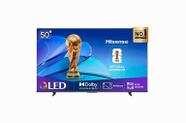 TV Smart Hisense 50Q6QV 50 4K QLED 120W 60Hz Bluetooth 5.3 Preto