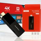 TV Stick Android 4K Ultra HD 2GB RAM 16GB WiFi Dual Band HDMI Streaming e Apps